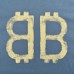 Balenciaga Double B Bitcoin T-Shirt (Blue)