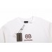 BALENCIAGA DOUBLE B LOGO T-SHIRT WHITE