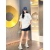 Balenciaga Dripping BB Logo T-Shirt (White)