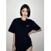 Balenciaga Embroidered Patch Logo T-Shirt (Black)