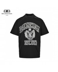 Balenciaga Est. 1917 Crest T-Shirt (Black)