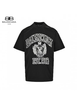 Balenciaga Est. 1917 Crest T-Shirt (Black)