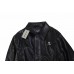 BALENCIAGA FAUX LEATHER JACKET BLACK