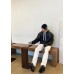 BALENCIAGA FAUX LEATHER JACKET BLACK