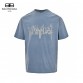 Balenciaga Flame Graphic T-Shirt (Blue)