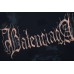BALENCIAGA GOTHIC LOGO T-SHIRT BLACK