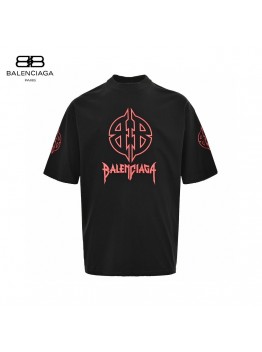 Balenciaga Gothic Logo T-Shirt (Black)