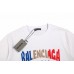 BALENCIAGA GRADIENT LOGO T-SHIRT WHITE