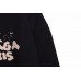 BALENCIAGA GRAFFITI LOGO HOODIE BLACK