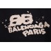 BALENCIAGA GRAFFITI LOGO HOODIE BLACK