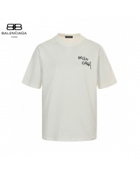 Balenciaga Graffiti Logo White T-Shirt