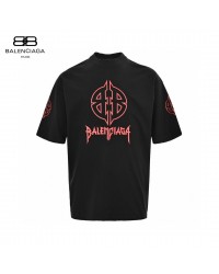 Balenciaga Graphic Logo T-Shirt (Black)