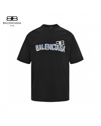 Balenciaga Graphic Logo T-Shirt (Black)