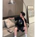 Balenciaga Grey Logo T-Shirt (Black)
