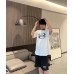 Balenciaga Grey Logo T-Shirt (White)