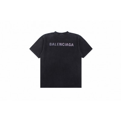 Balenciaga T-shirt with Washed Effect