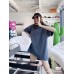 BALENCIAGA MINIMALIST T-SHIRT BLUE