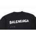 BALENCIAGA DISTRESSED LOGO T-SHIRT BLACK