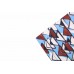 BALENCIAGA PATTERNED SHORT SLEEVE SHIRT BLUE BROWN