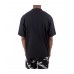 BALENCIAGA CALLIGRAPHY LOGO T-SHIRT BLACK