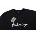 BALENCIAGA CALLIGRAPHY LOGO T-SHIRT BLACK