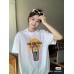 Balenciaga White T-Shirt with Graphic Design