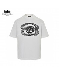 Balenciaga T-Shirt - Distressed Logo