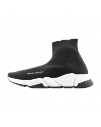 BALENCIAGA SPEED TRAINER x BLACK WHITE BLACK
