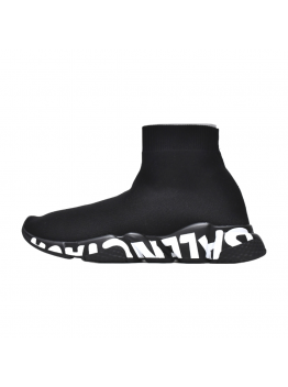 BALENCIAGA SPEED GRAFFITI TRAINER x BLACK