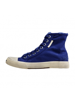 BALENCIAGA PARIS HIGH VULC DESTR x BLUE