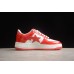 BAPE STA Low-Top Sneakers in Red and White