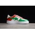 BAPE STA Low-Top Sneakers in Red, Green, and White