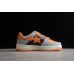 BAPE STA Low-Top Orange and Grey Sneakers
