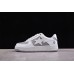BAPE STA Low-Top Sneakers in White and Grey
