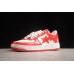 BAPE STA Low-Top Sneakers in Red and White