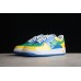 BAPE STA Low-Top Sneakers in Green, Blue, and Yellow