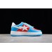 BAPE STA Low-Top Sneakers in Blue and Red Captain America Edition