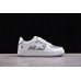 BAPE STA Low-Top Sneakers in White and Grey