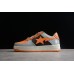 BAPE STA Low-Top Orange and Grey Sneakers