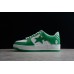 BAPE STA Low-Top Green and White Sneakers