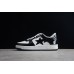BAPE STA Low-Top Sneakers in Black and White