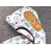 BAPE SPACE CAMO DOUBLE SHARK FULL ZIP HOODIE WHITE