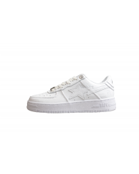 BAPE STA Low-Top Sneakers in All-White