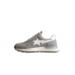 BAPE STA Runner Sneakers in Grey and White