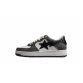 BAPE STA Low-Top Sneakers with Black Snakeskin Pattern