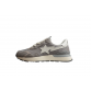 BAPE STA Runner Sneakers in Grey and White