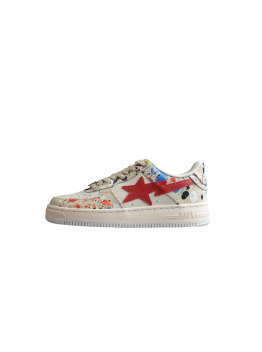 BAPE STA Splatter Low-Top Sneakers