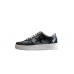 BAPE STA Black Patent Leather Low-Top Sneakers