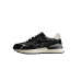 BAPE STA Retro Runner Black and White Sneakers