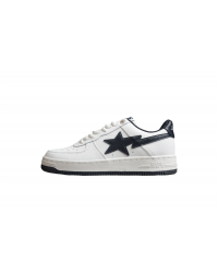 BAPE STA Low-Top White and Black Sneakers